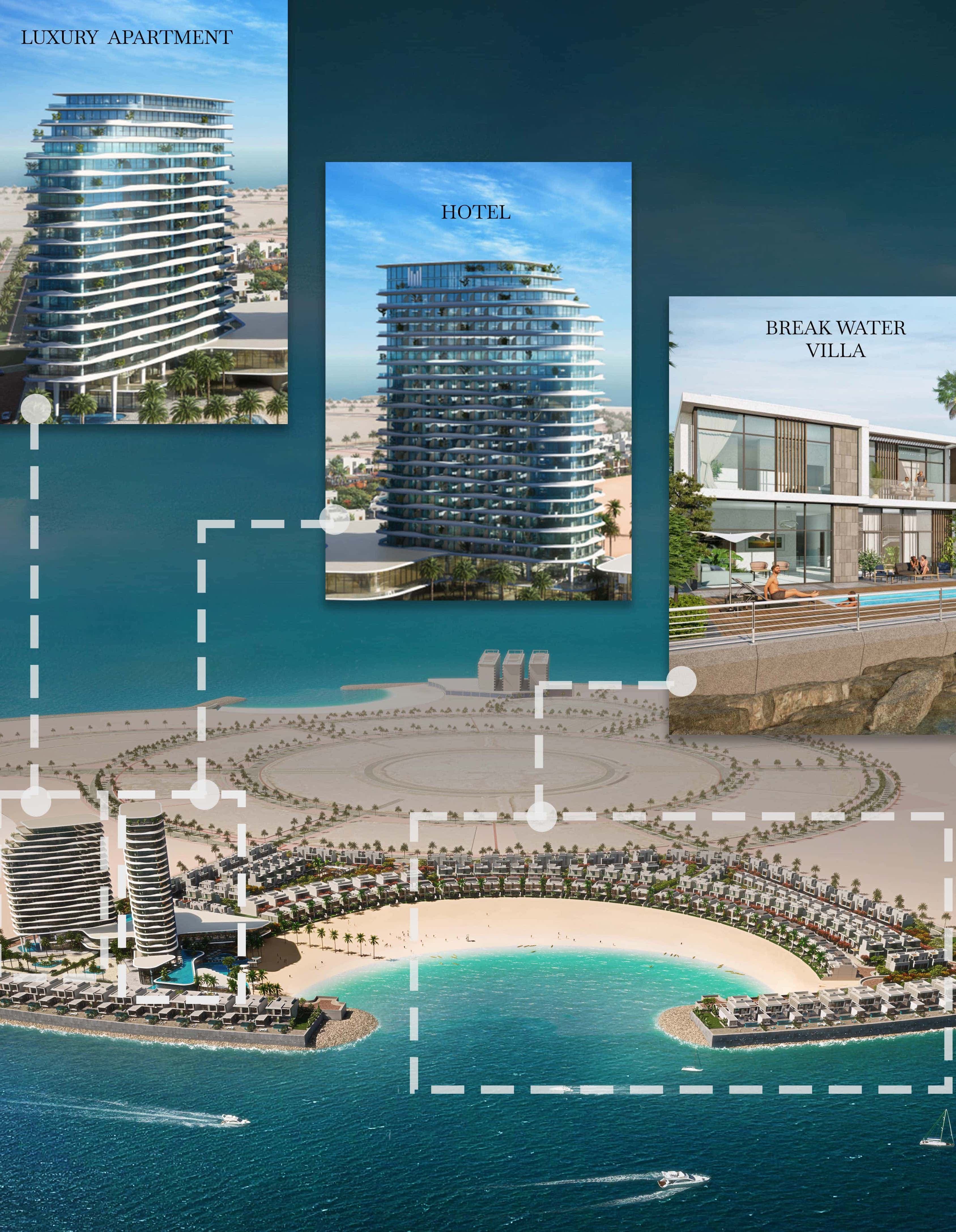 Danah Bay masterplan, Al Marjan Island, Ras al-Khaimah