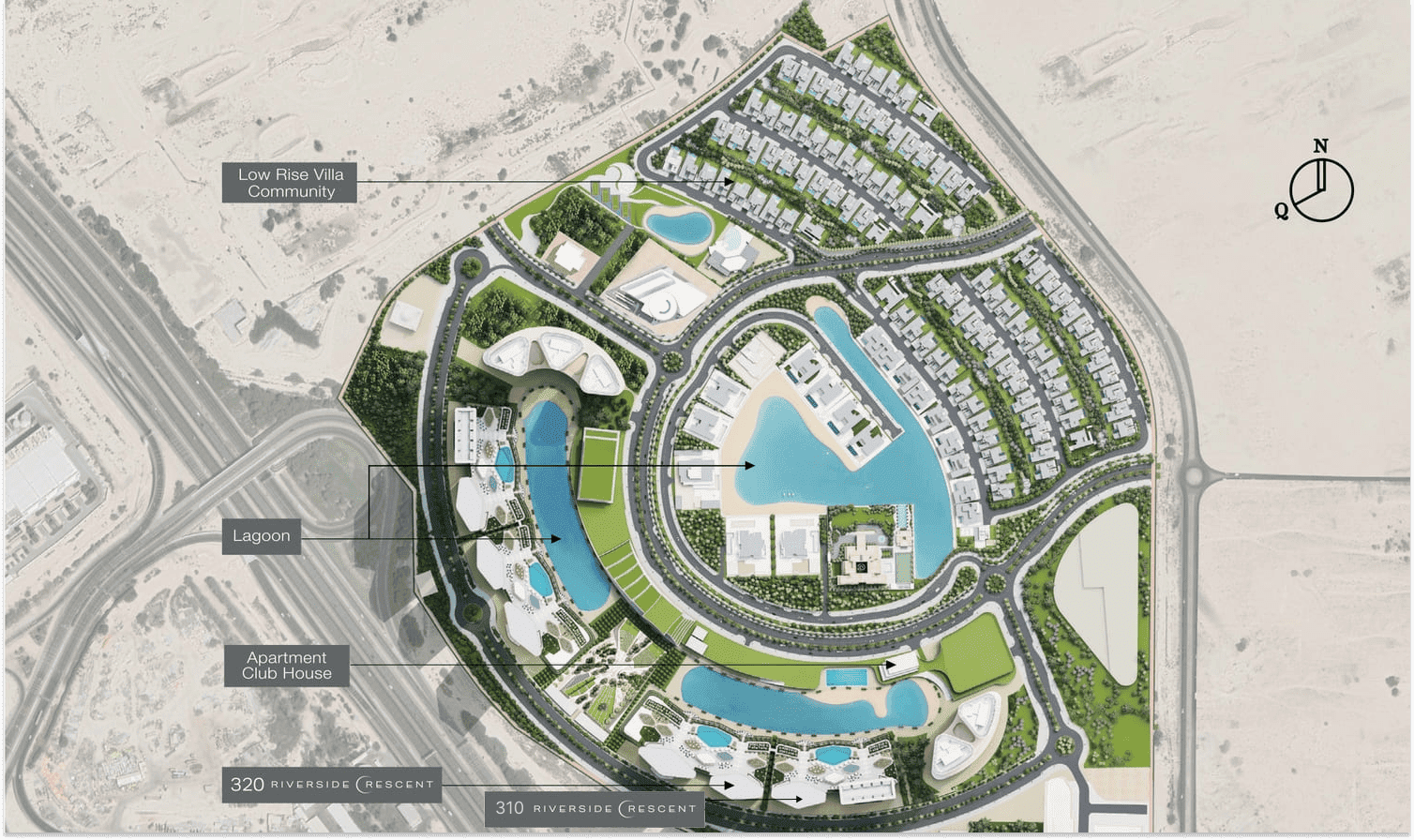 310 Riverside Crescent masterplan, Sobha Hartland 2, Dubai
