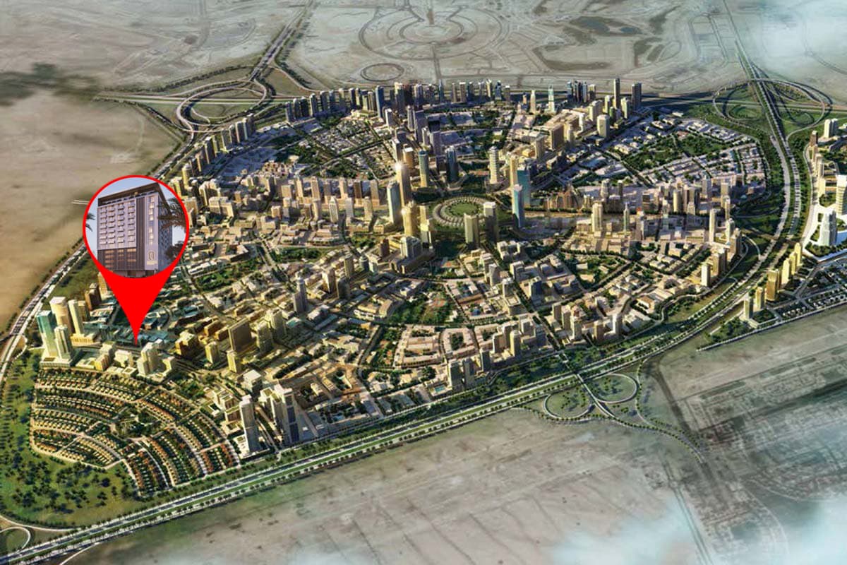 Concept 7 Residences masterplan, JVC (Jumeirah Village Circle), Dubai