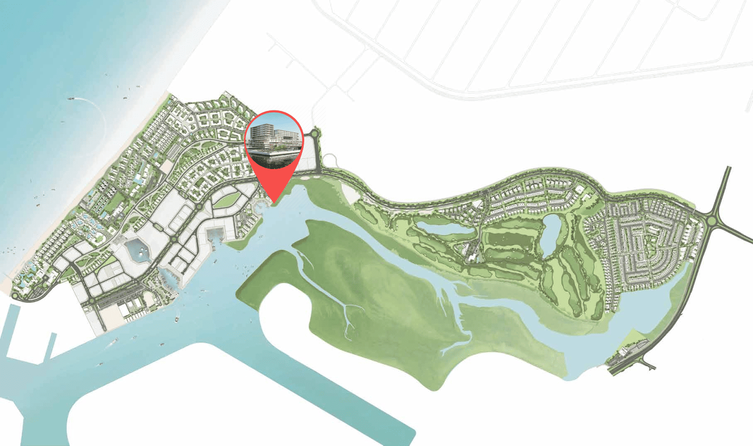 Gateway Porto Al Zorah masterplan, Al Zorah City, Dubai