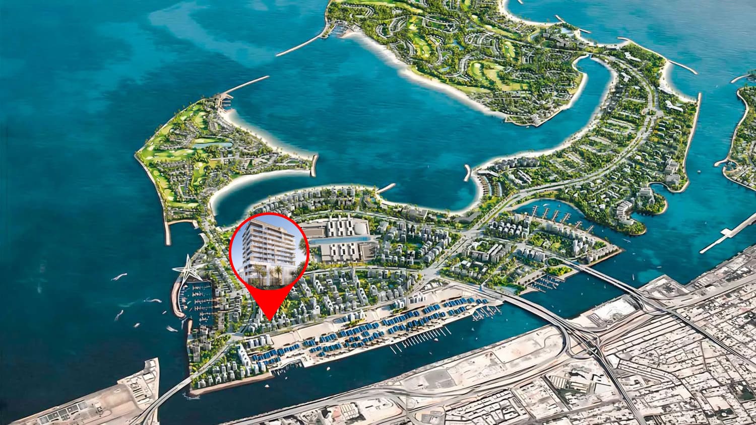 Ocean Crest masterplan, Dubai Islands, Dubai