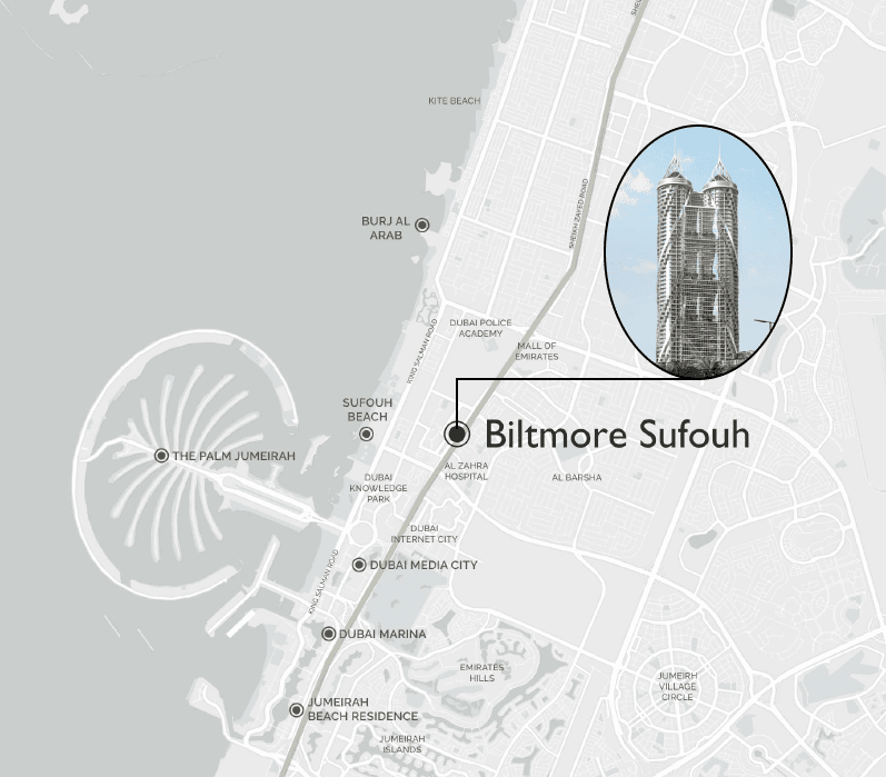 The Biltmore Residences Sufouh masterplan, Al Sufouh, Dubai
