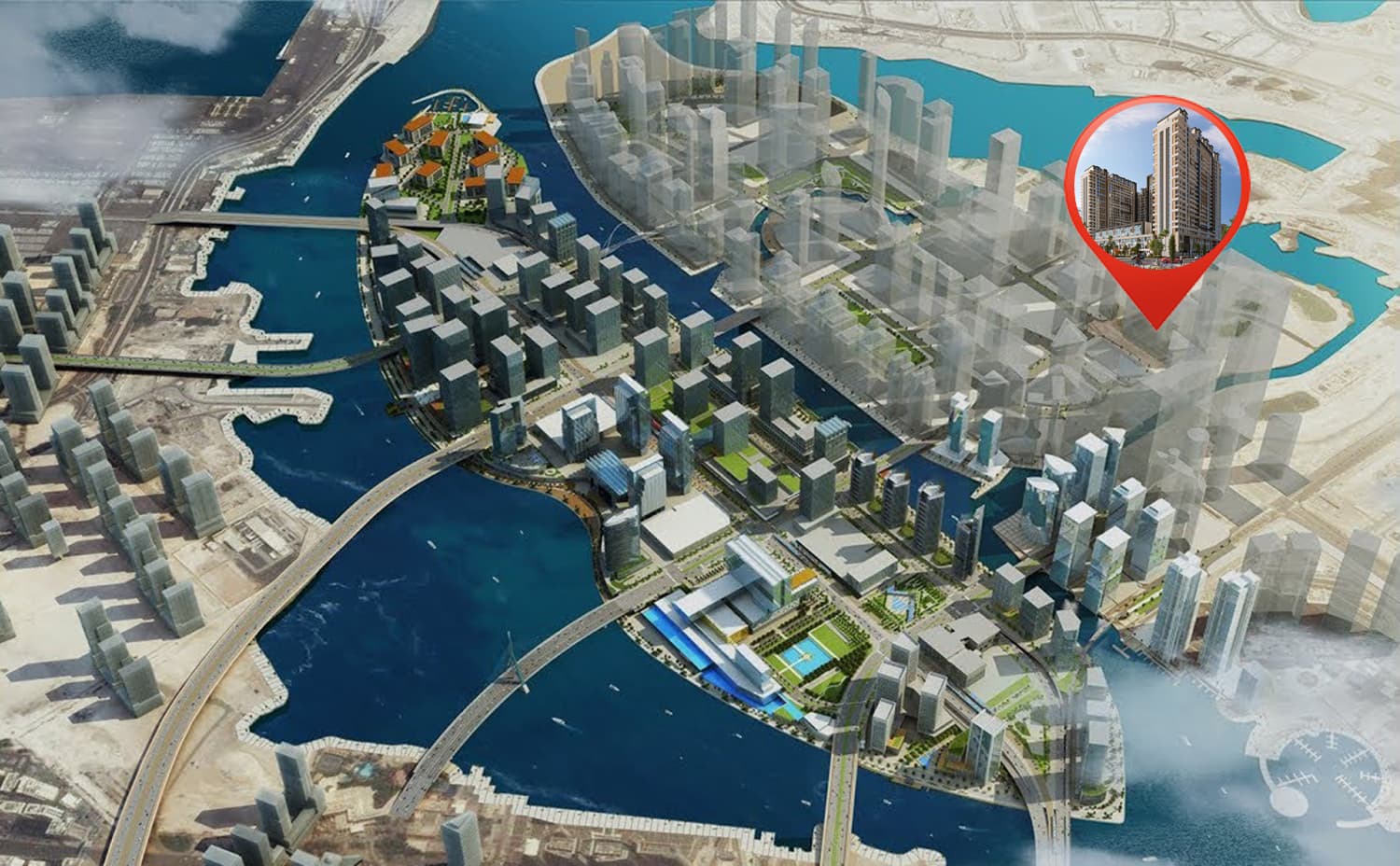The District masterplan, Reem Island, Abu Dhabi