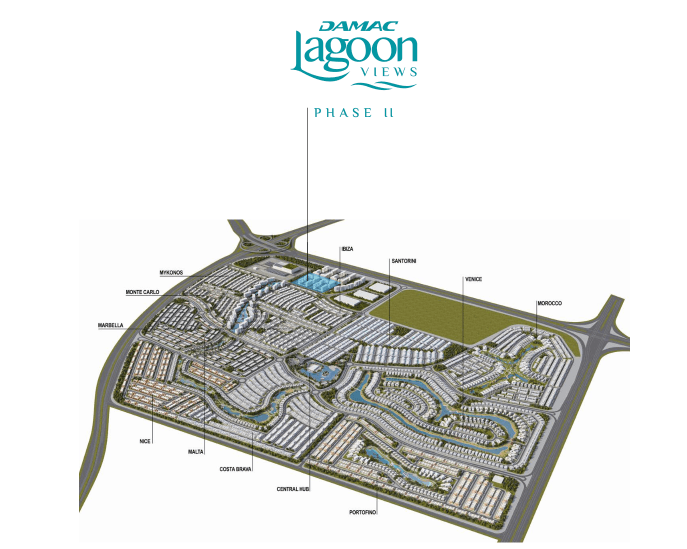 Damac Lagoons Views Phase 2 masterplan, Damac Lagoons, Dubai