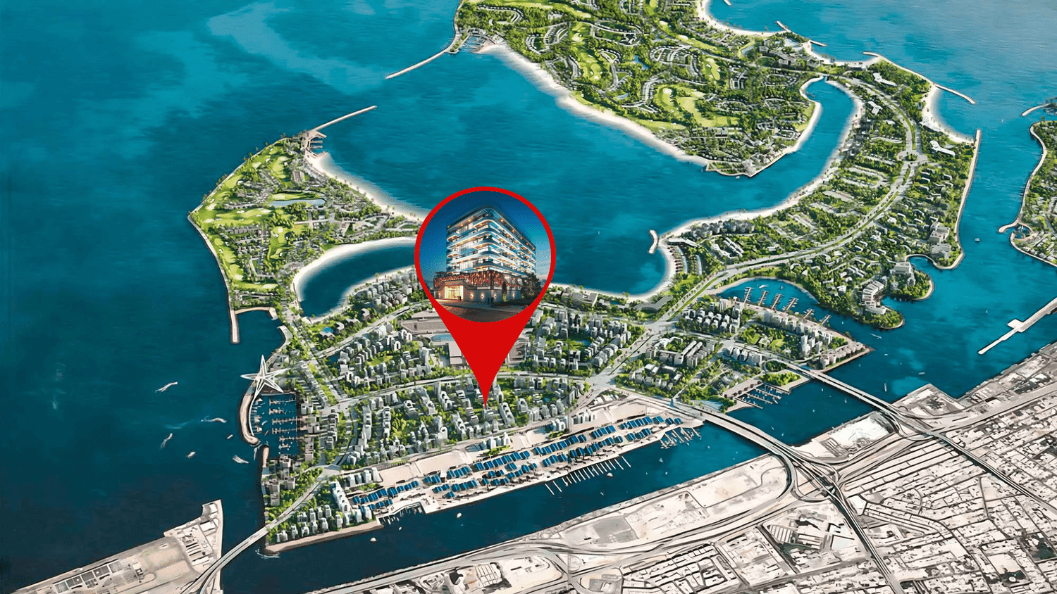 Wellington Ocean masterplan, Dubai Islands, Dubai