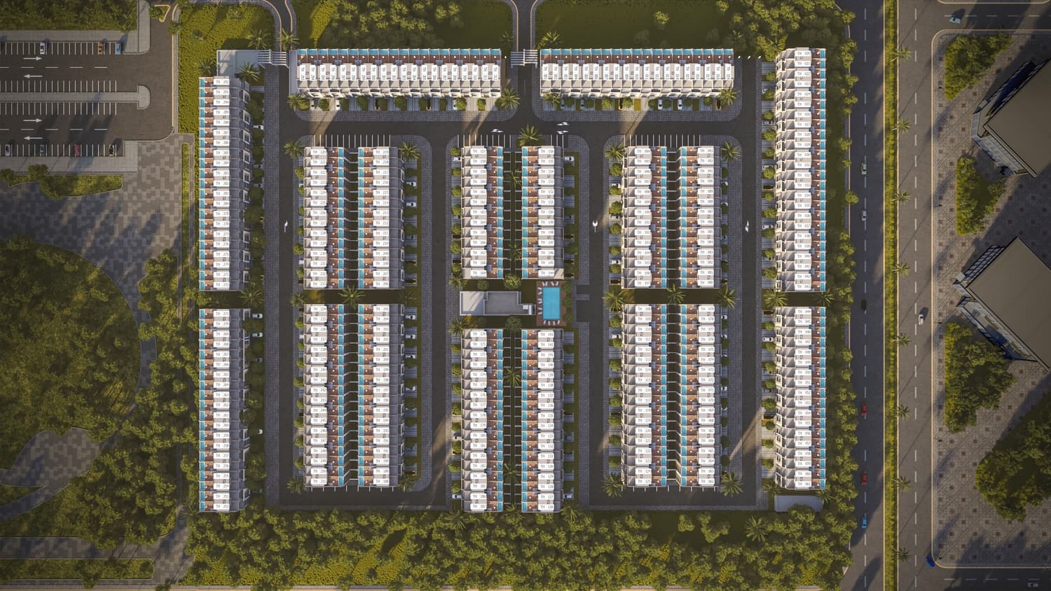 Reportage Village Khalifa City masterplan, Khalifa City, Dubai