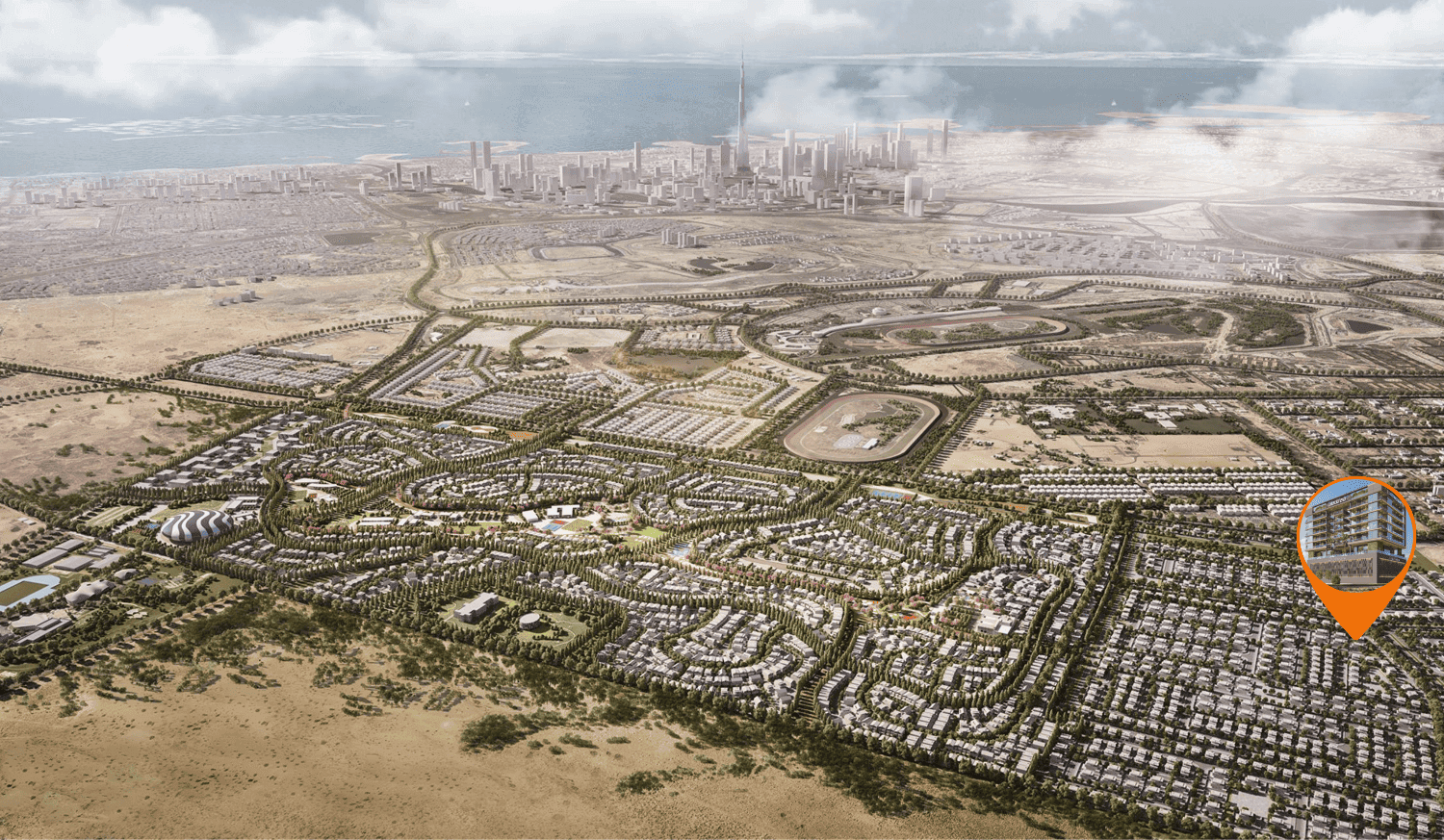 Celia Gardens masterplan, Meydan (Nad Al Sheba  1), Dubai