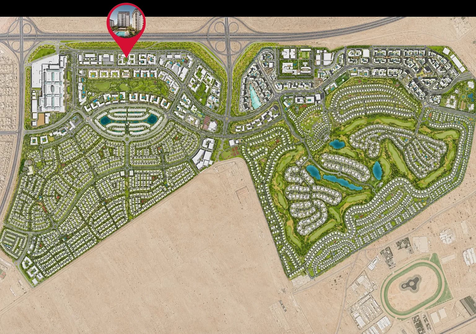 Park Lane masterplan, Dubai Hills, Dubai