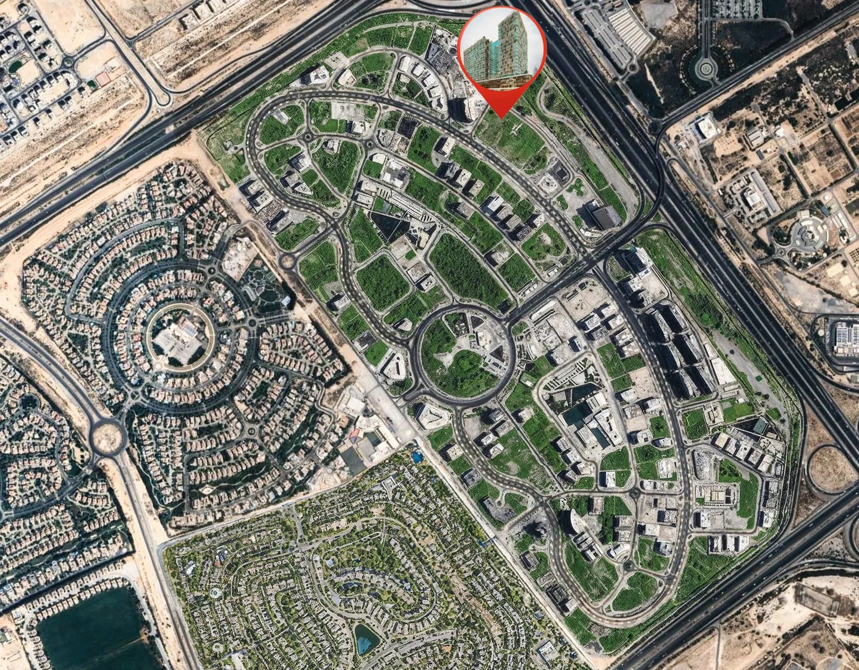 Peace Lagoons masterplan, Dubailand Residence Complex, Dubai