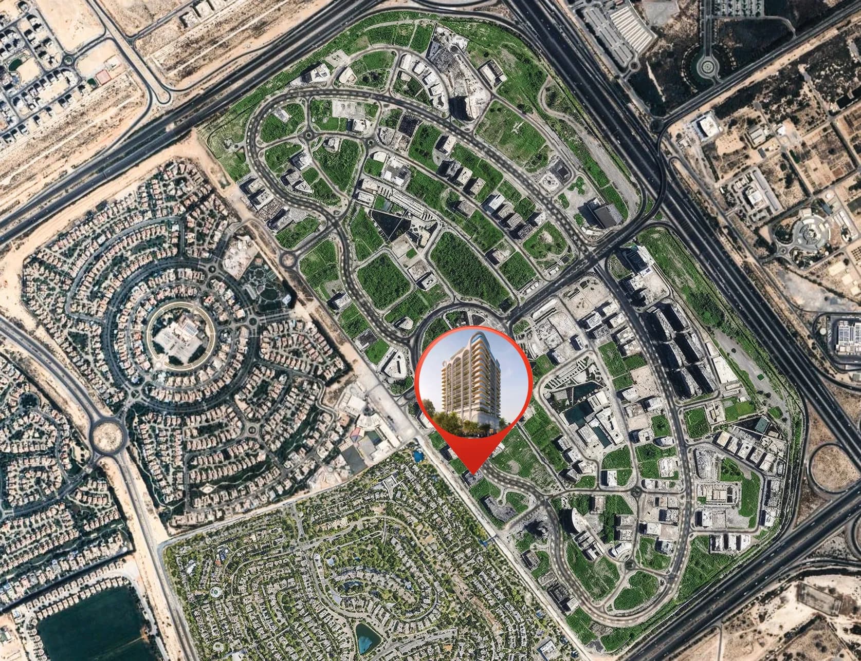 Weybridge Gardens 3 masterplan, Dubailand Residence Complex, Dubai