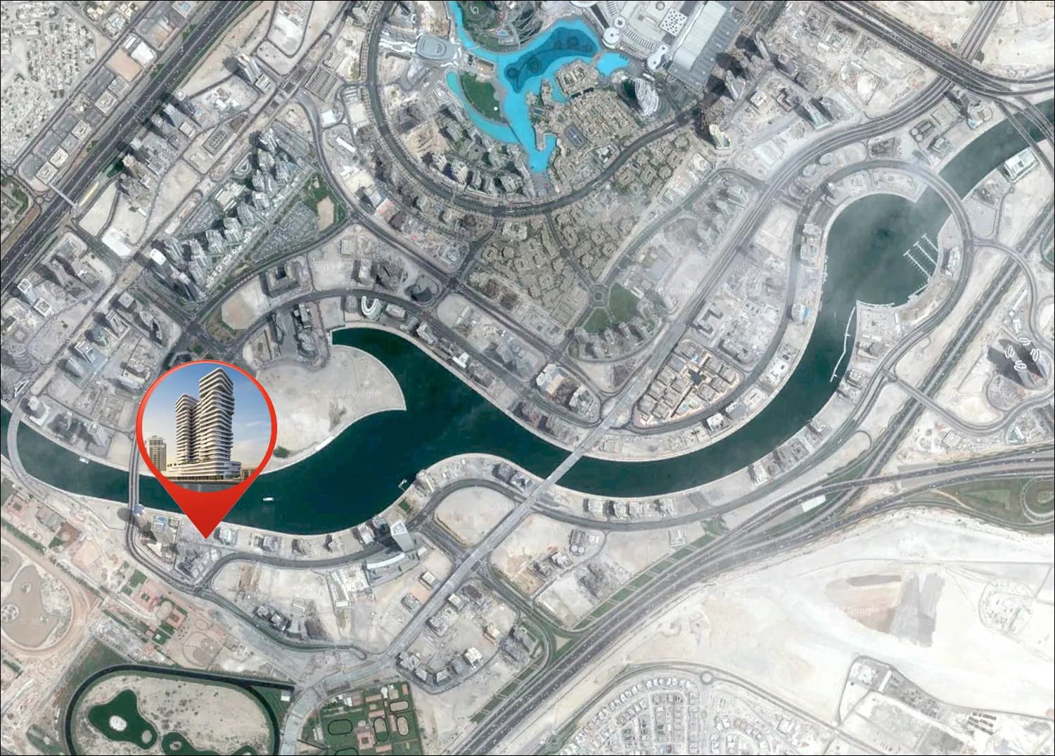 DG1 Living masterplan, Business Bay, Dubai