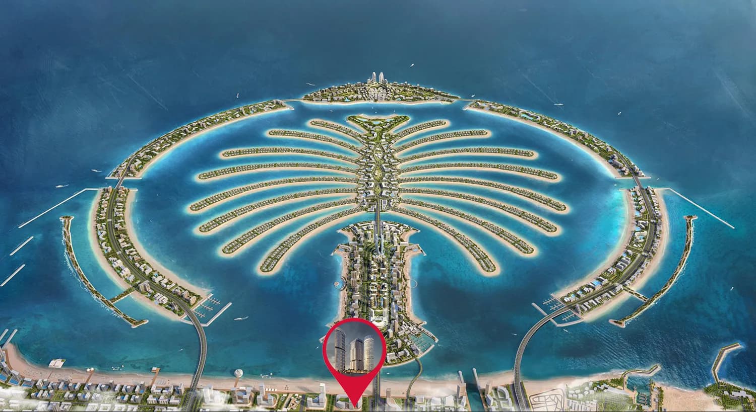 Palm Beach Tower 3 masterplan, Dubai Marina, Dubai