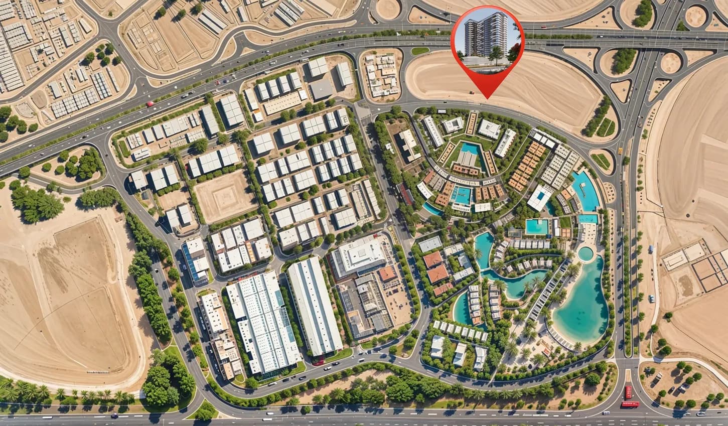 Samana Resorts masterplan, Dubai Production City, Dubai
