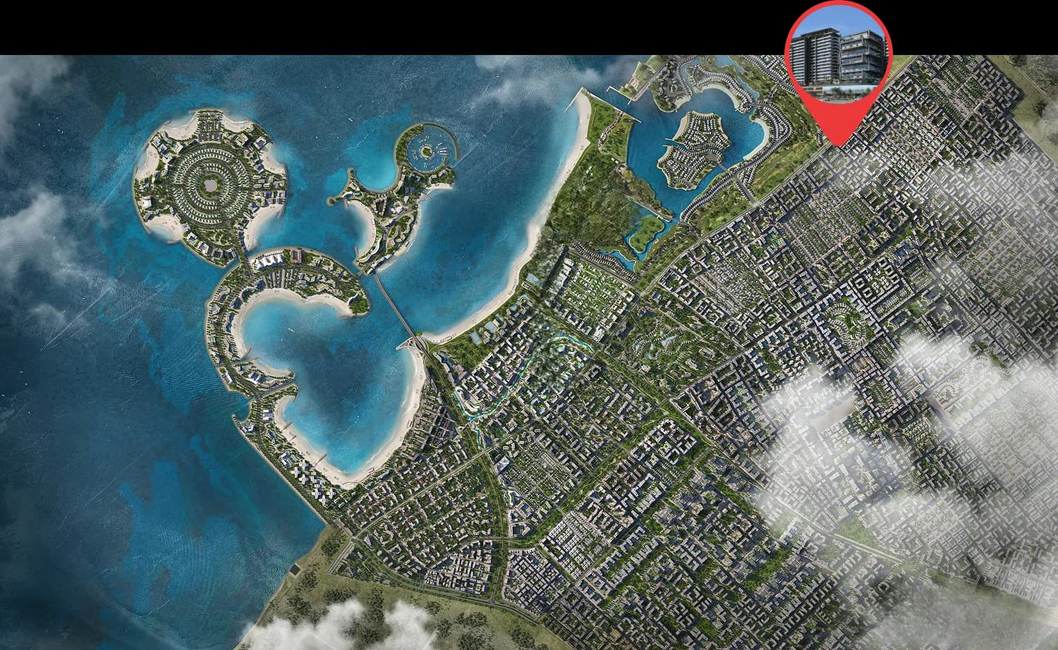 One Central masterplan, Al Hamra Free Zone, Ras Al Khaimah