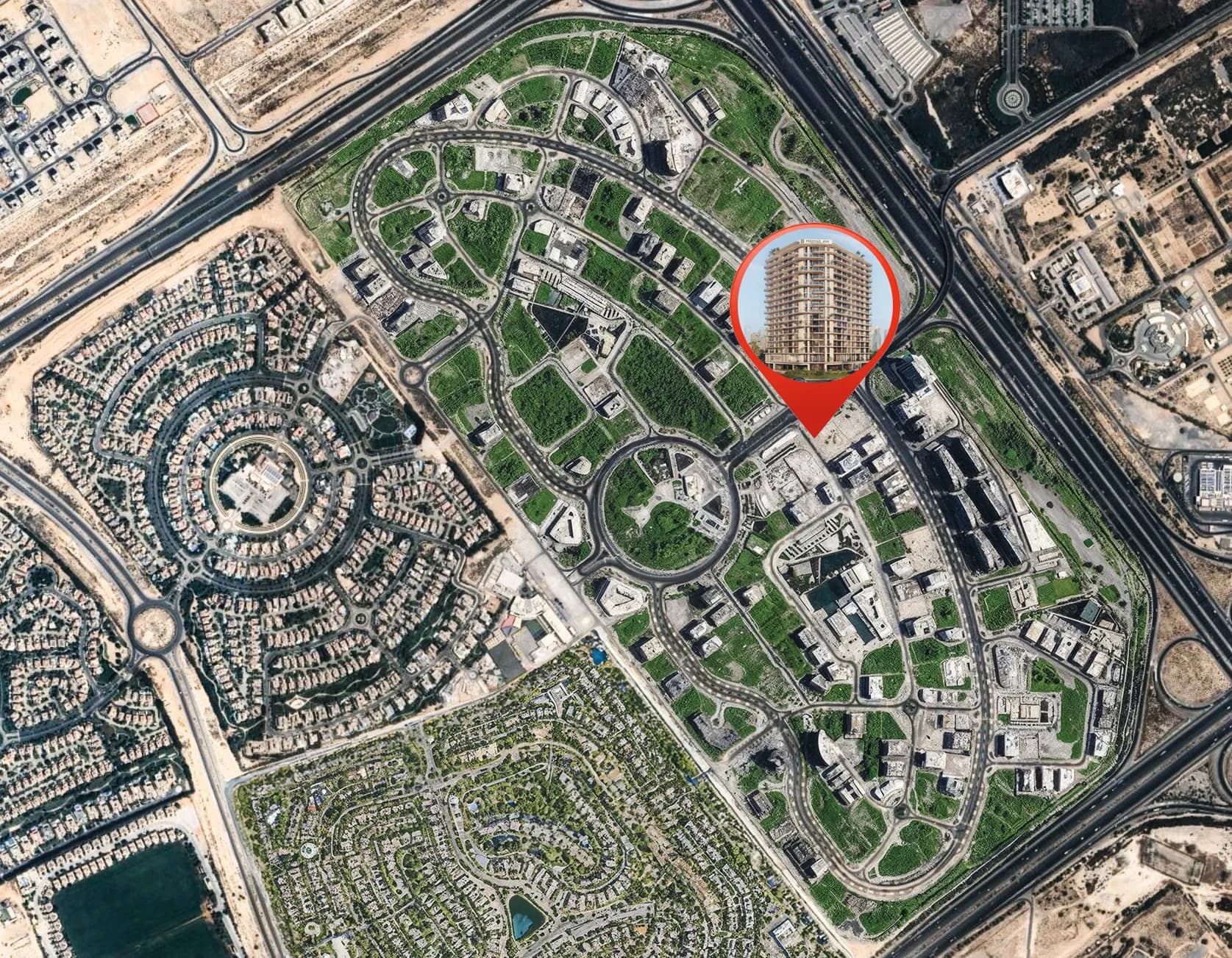 The Boulevard masterplan, Dubailand Residence Complex, Dubai