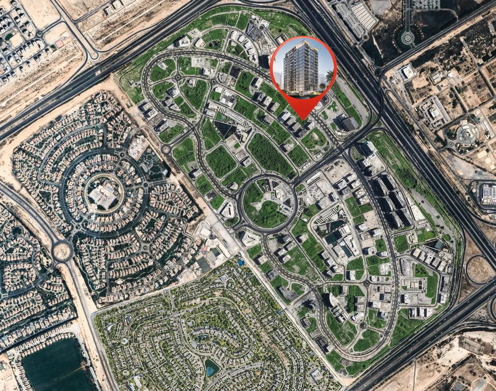 VERDAN1A masterplan, Dubailand Residence Complex, Dubai