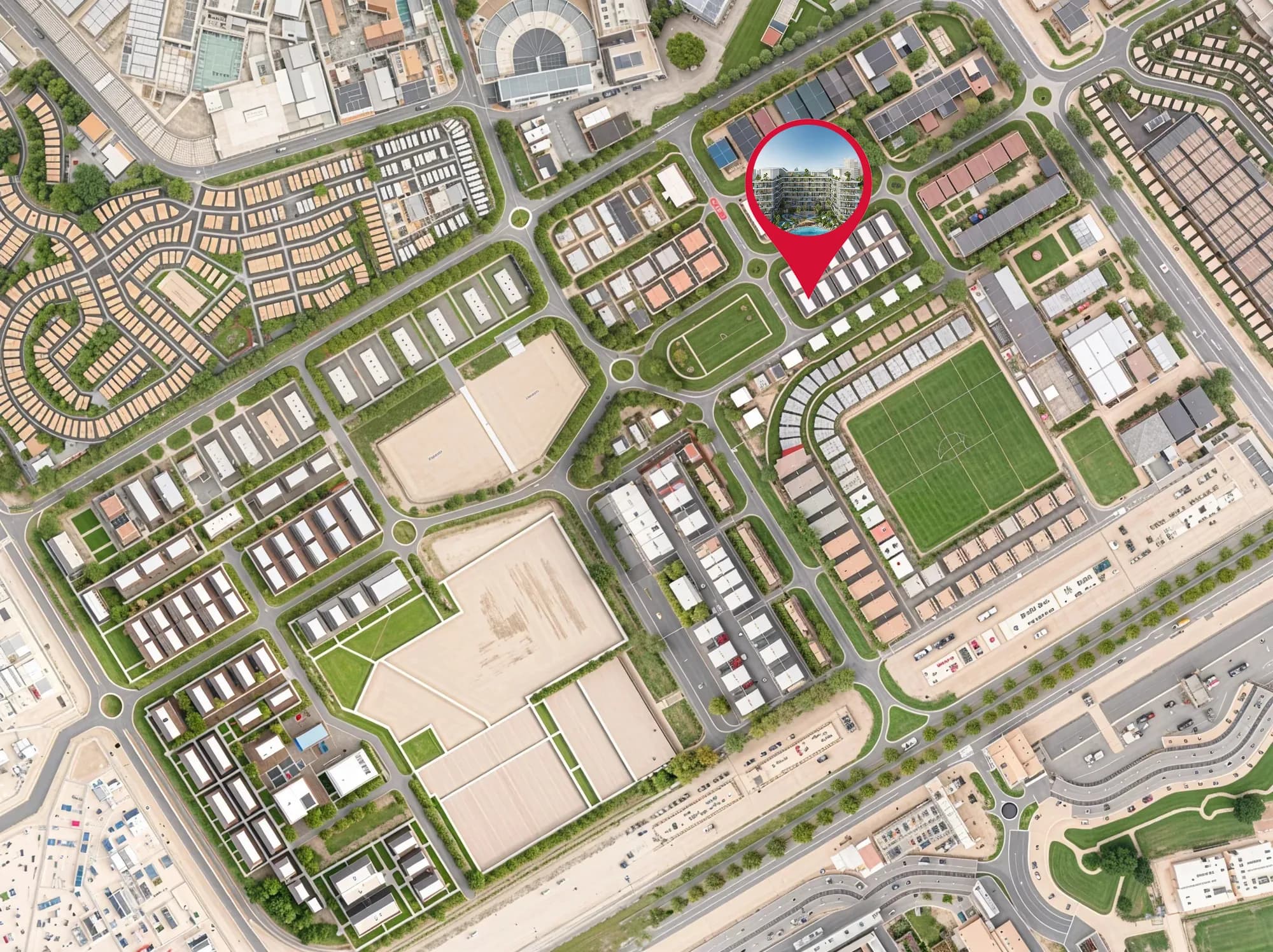 Verano by Prescott masterplan, Dubai Studio City, Dubai
