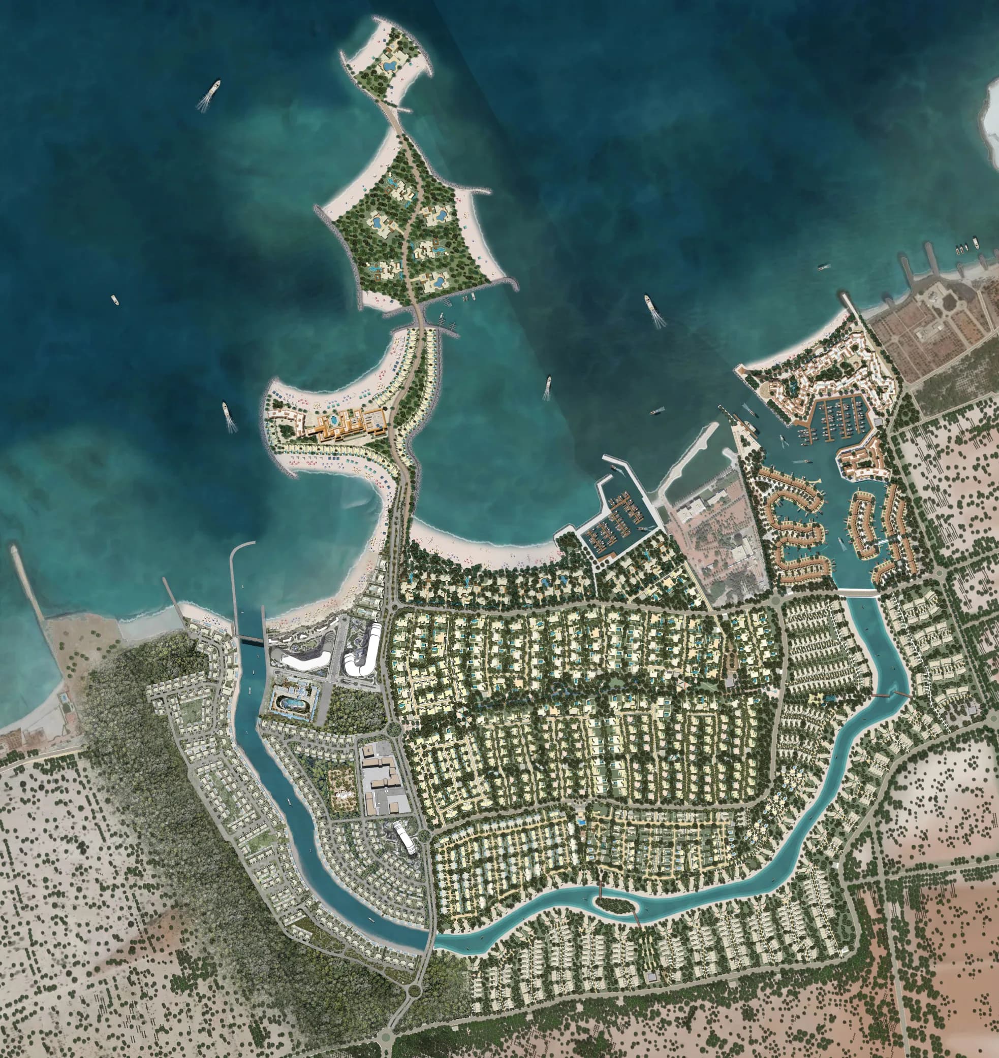 Jacob and Co Beachfront Living masterplan, Ghadeer Al Tayr, Abu Dhabi