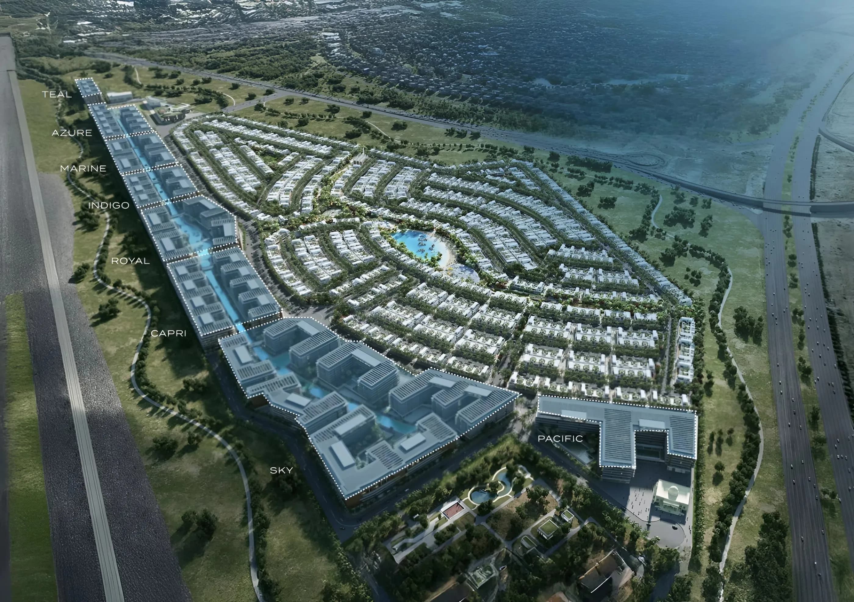 Damac Riverside Views masterplan, Damac Riverside, Dubai