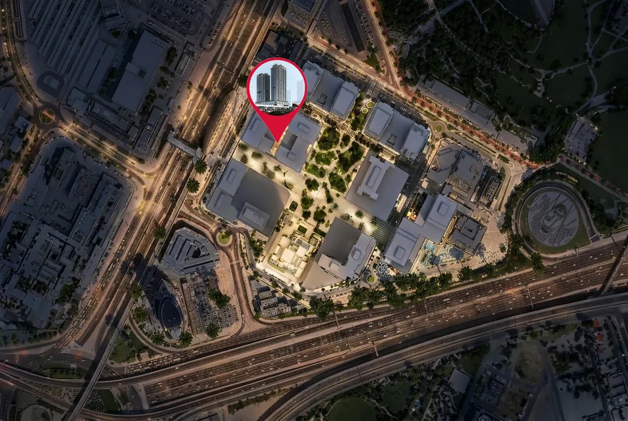 Avenue Park Towers at Wasl 1 masterplan, Al Kifaf, Dubai