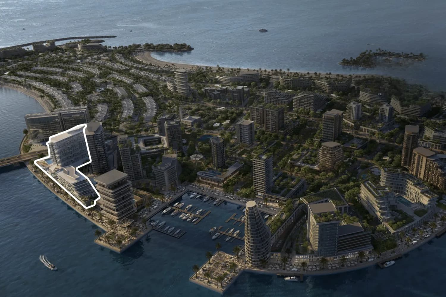Skai Mina masterplan, Mina Al Arab, Ras al-Khaimah
