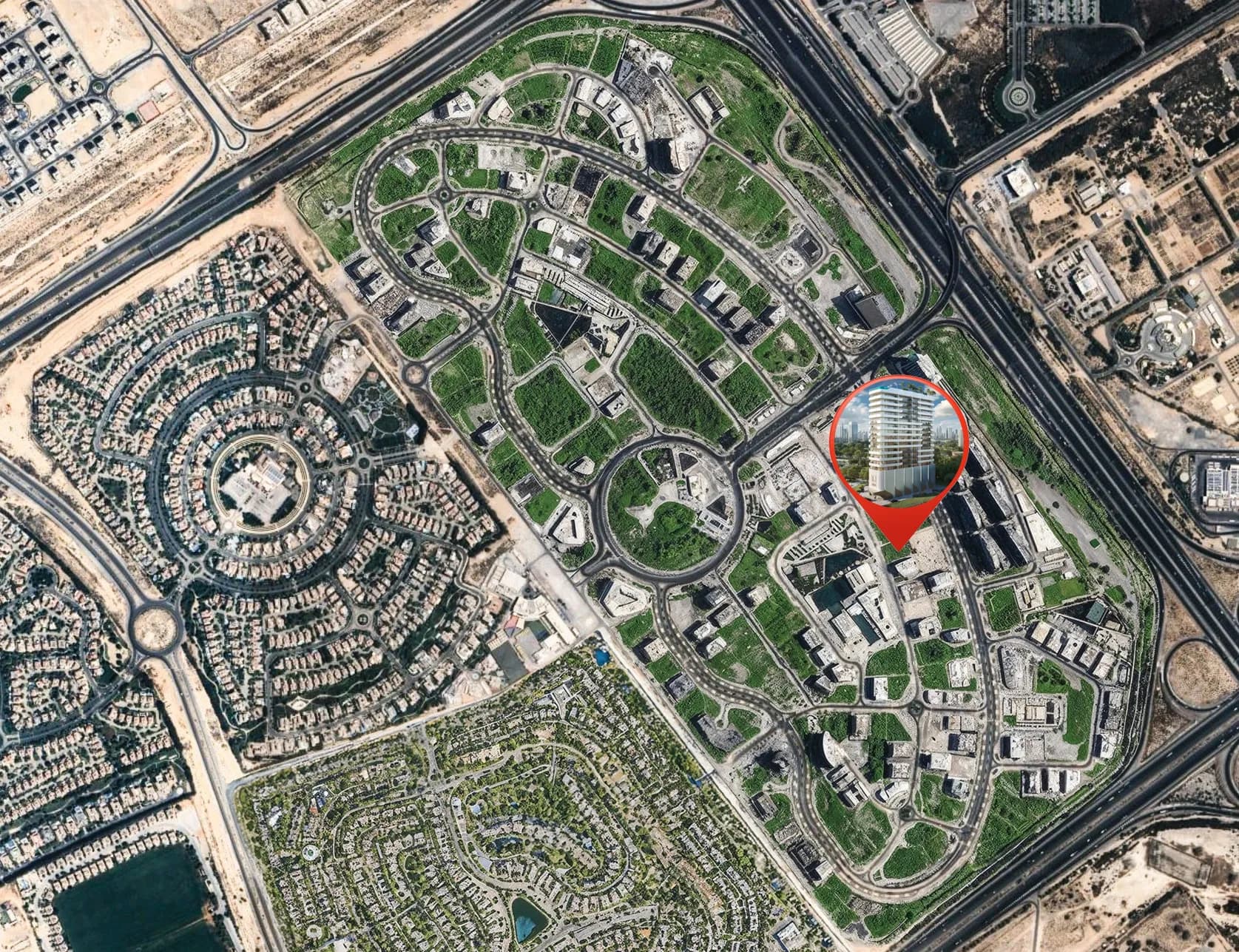 Weybridge Gardens 5 masterplan, Dubailand Residence Complex, Dubai