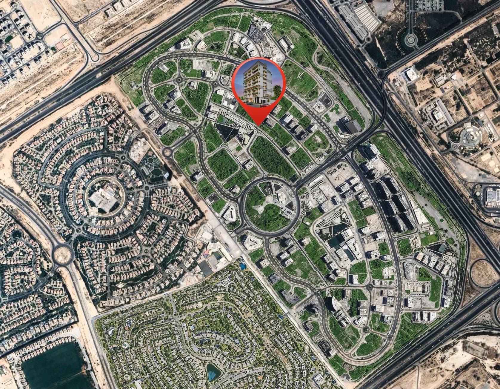 Arib Collection masterplan, Dubailand Residence Complex, Dubai