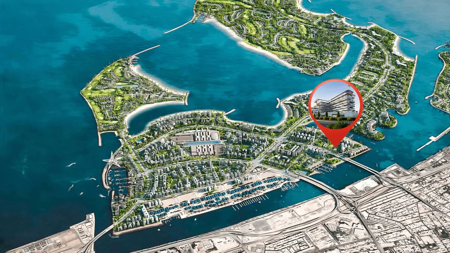 Aquora by Casa Vista Development masterplan, Dubai Islands, Dubai