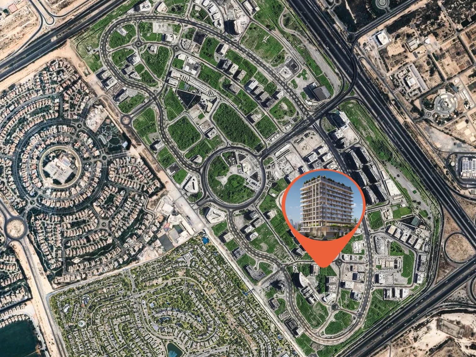 Beverly Park masterplan, Dubailand Residence Complex, Dubai