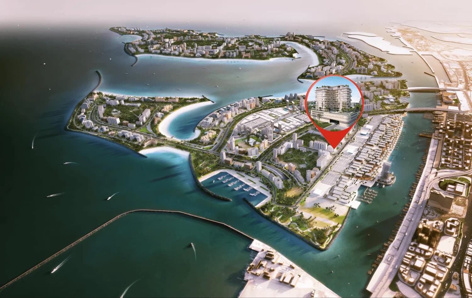 Sunset Bay Grand masterplan, Dubai Islands, Dubai
