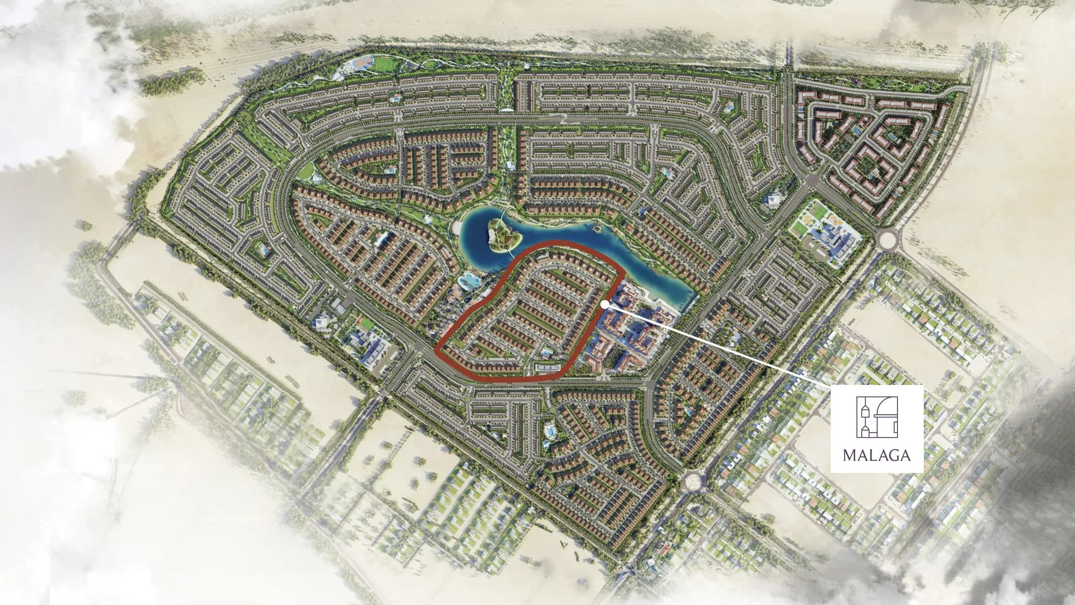 Bloom Living - Malaga masterplan, Zayed City, Abu Dhabi