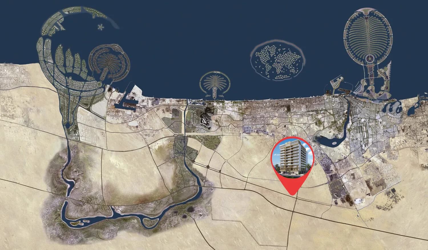 Symbolic Altus masterplan, Wadi Al Safa 2, Dubai