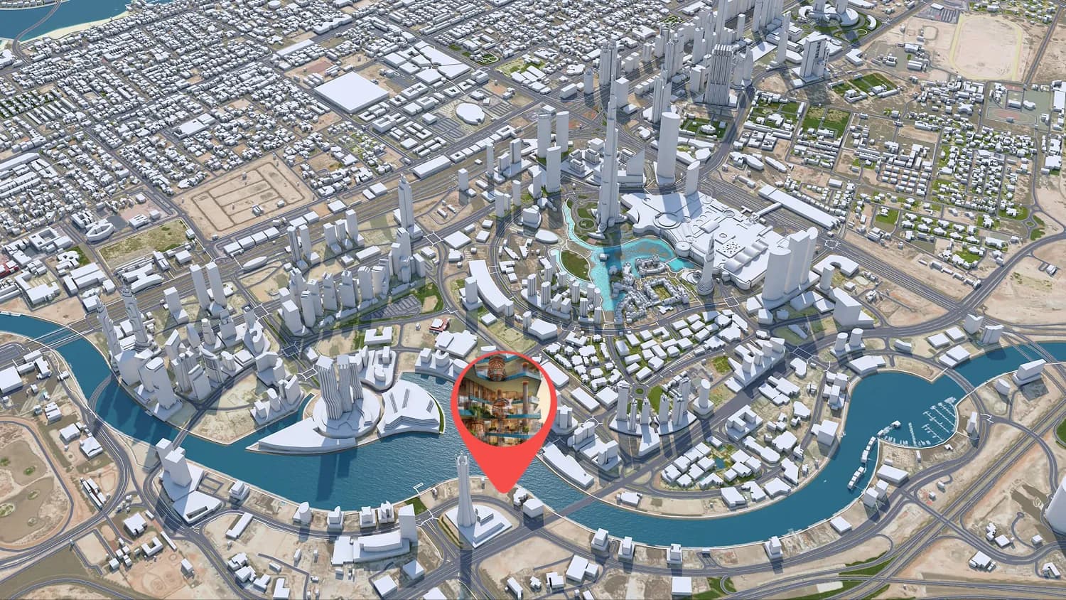 Eywa Way of Water masterplan, Business Bay, Dubai