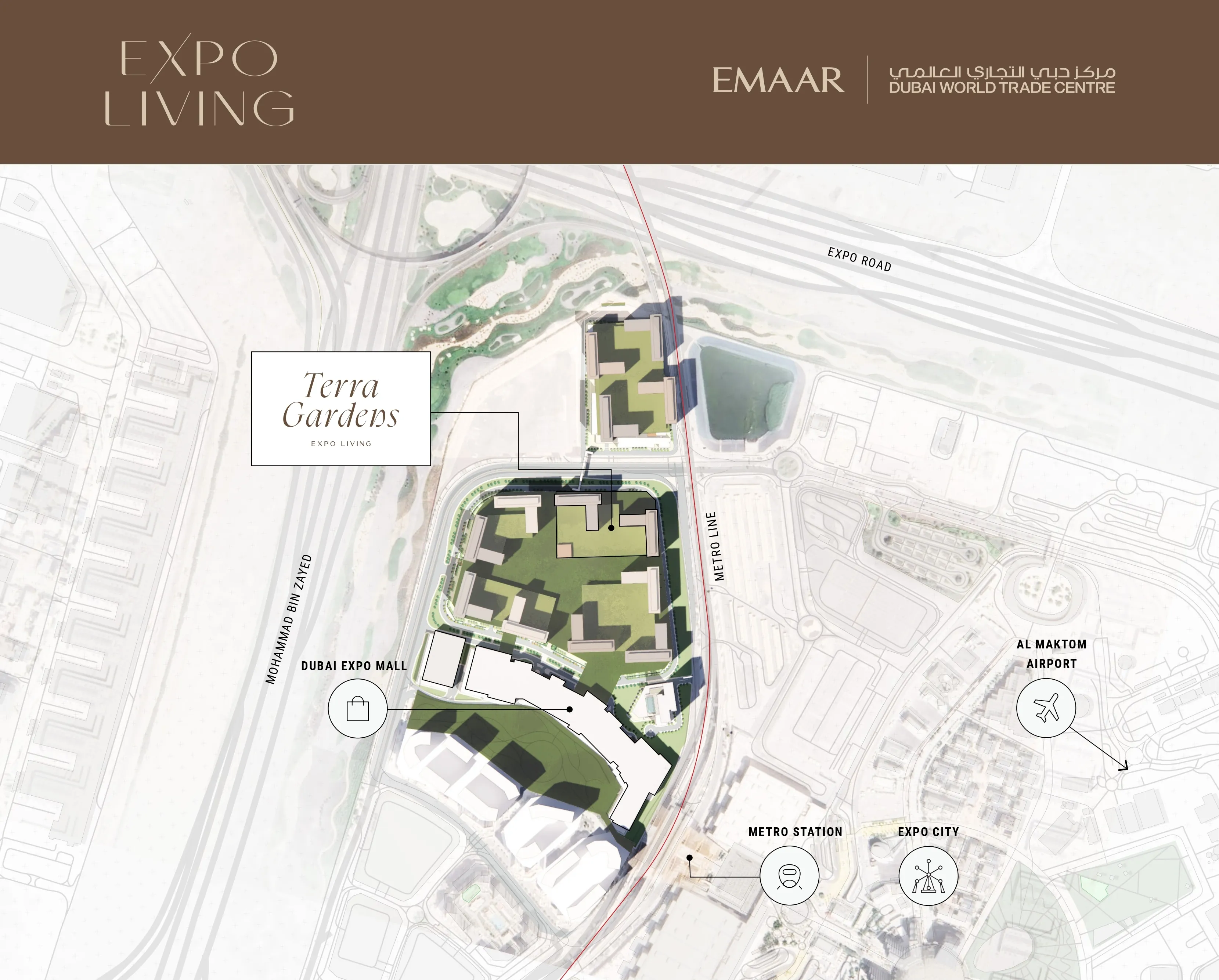 Terra Gardens masterplan, Dubai Expo City, Dubai