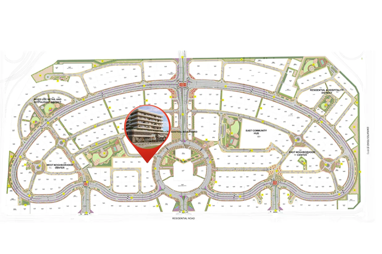 Veona by Gutti masterplan, Dubailand Residence Complex, Dubai