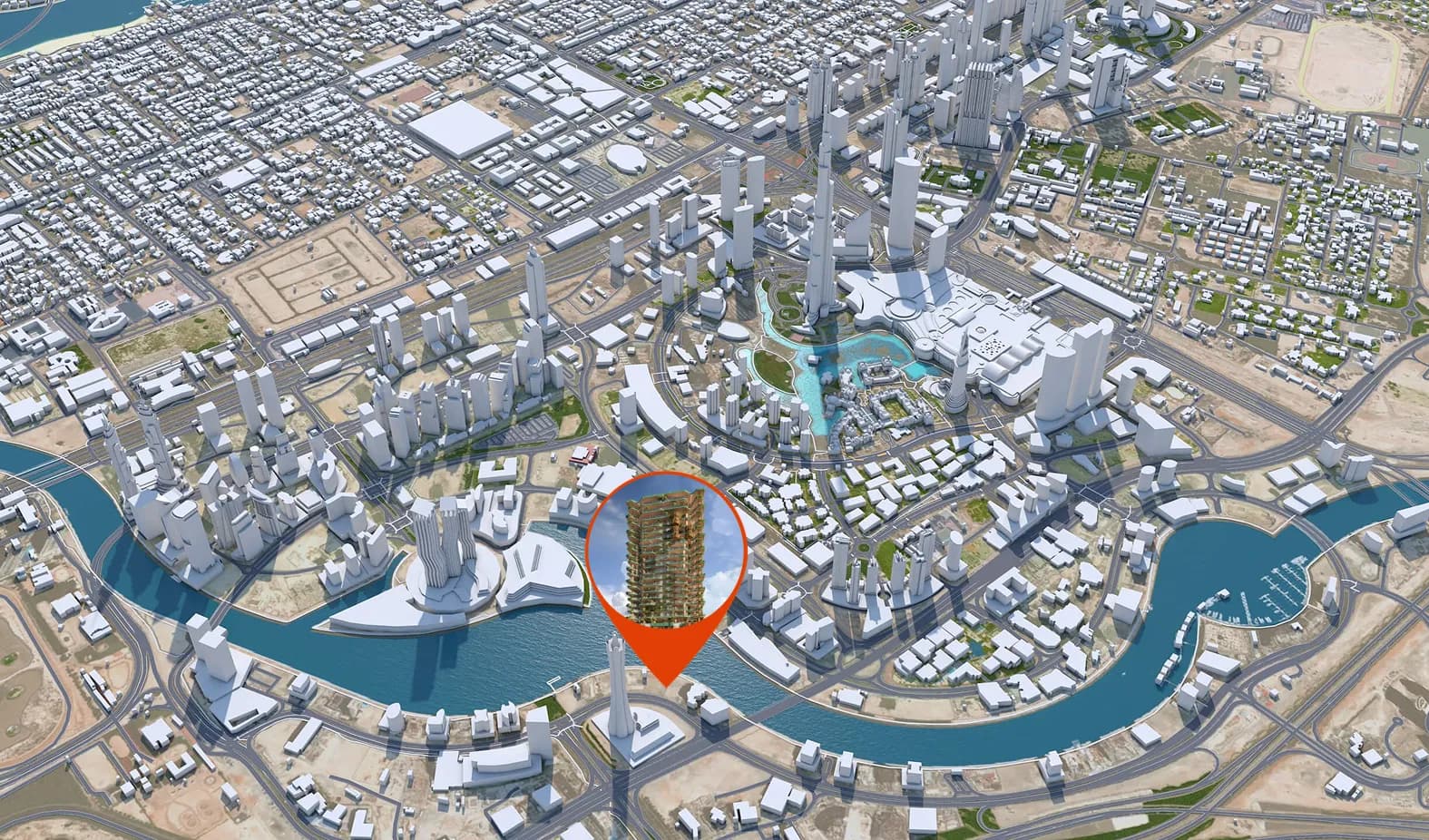 Eywa Tree of Life masterplan, Business Bay, Dubai