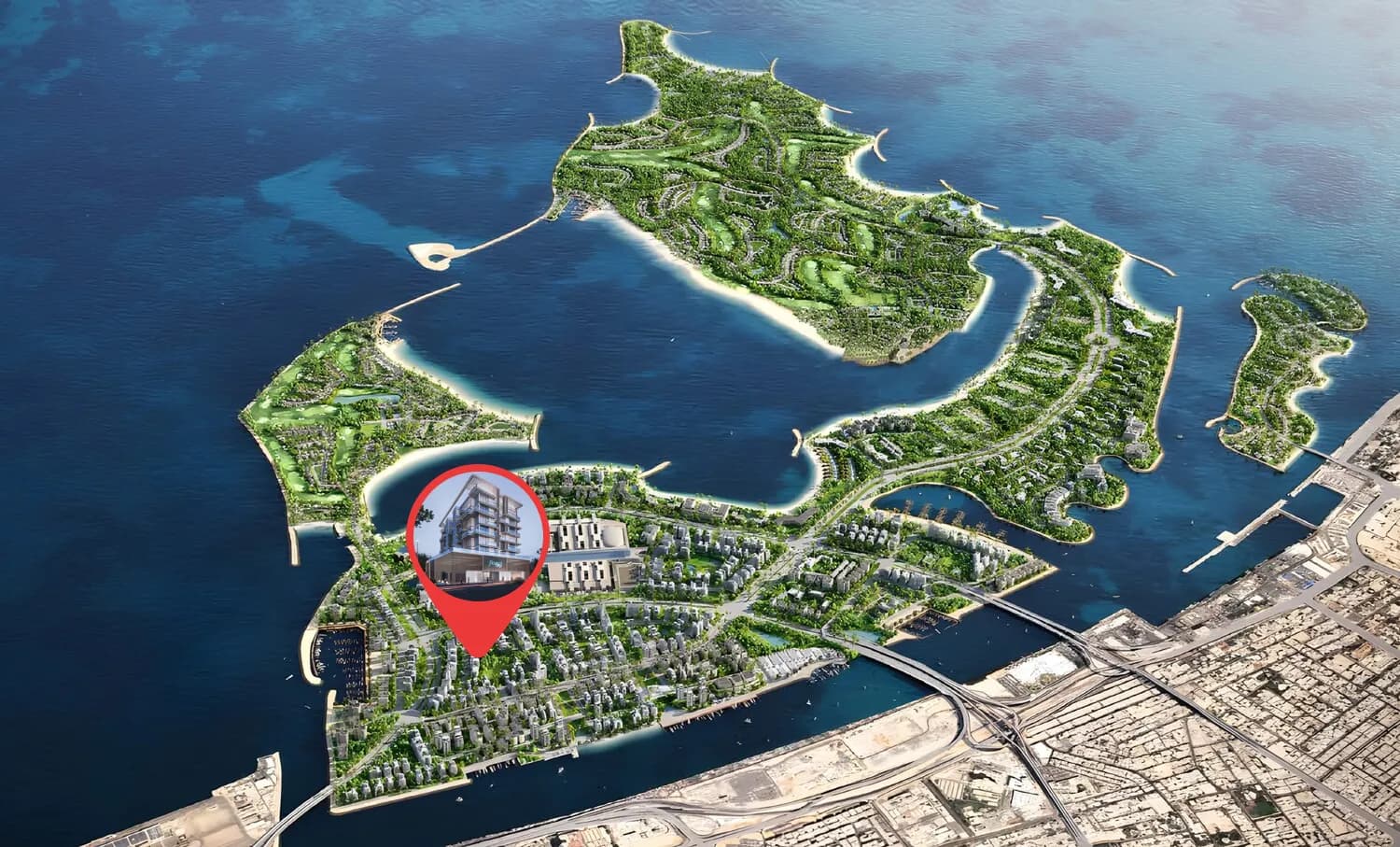 Floarea Breeze masterplan, Palm Deira, Dubai