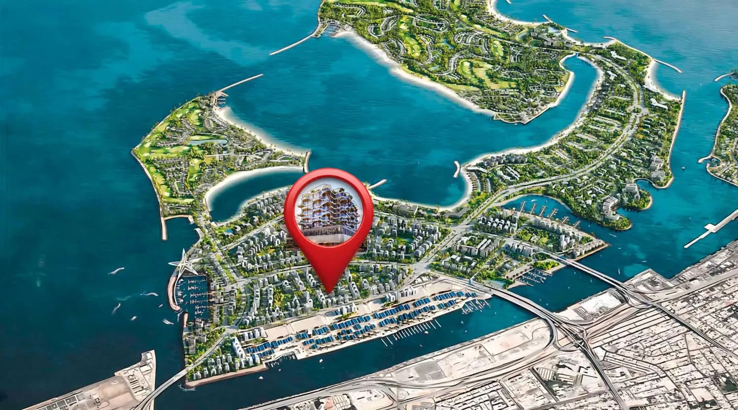 Helvetia Marine by DHG masterplan, Palm Deira, Dubai