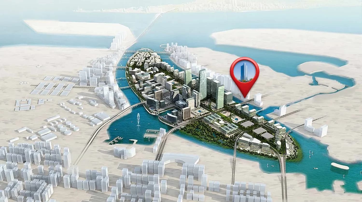 Leaf Tower masterplan, Abu Dhabi, Abu Dhabi