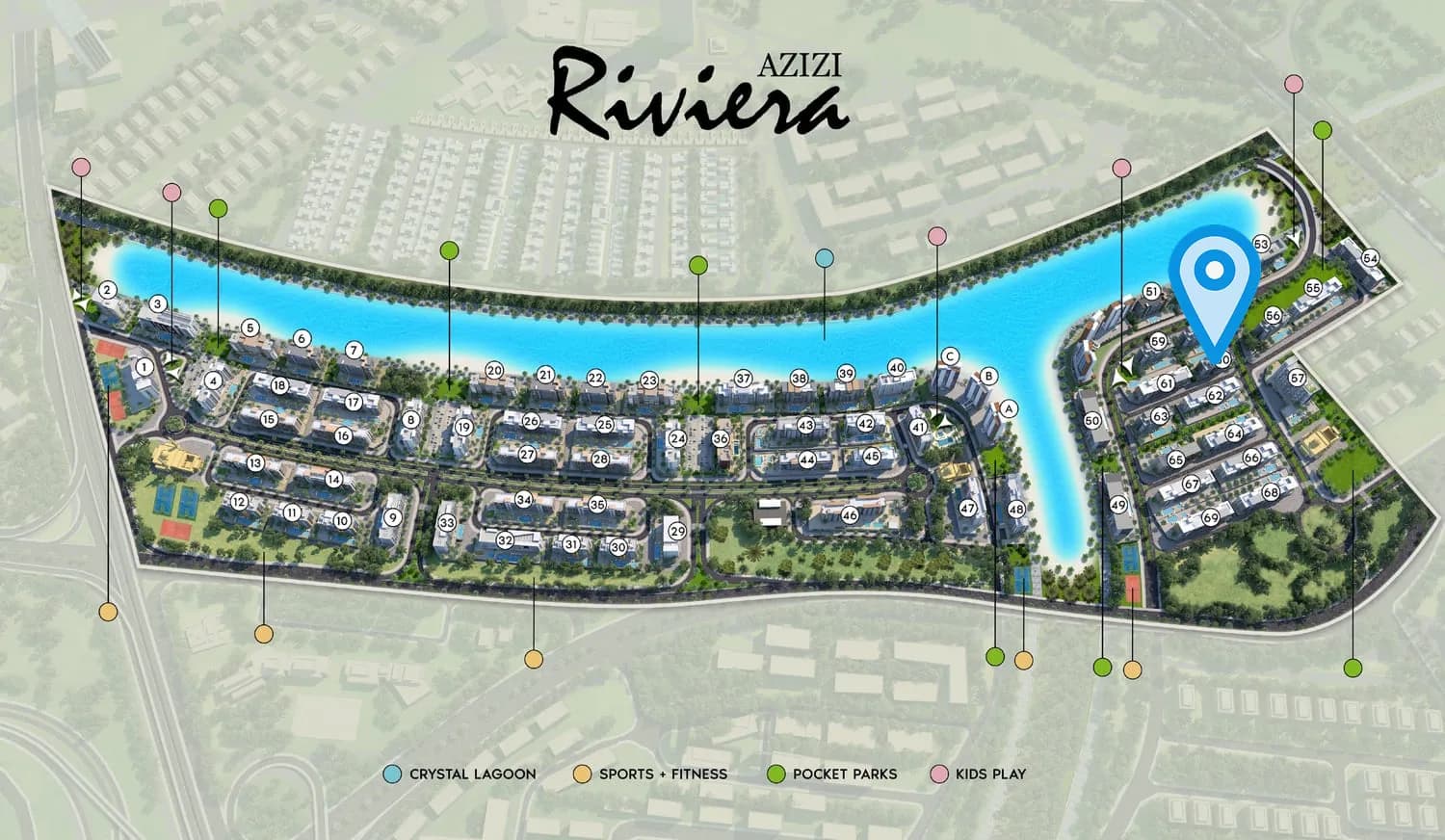 Riviera 60 masterplan, Meydan, Dubai