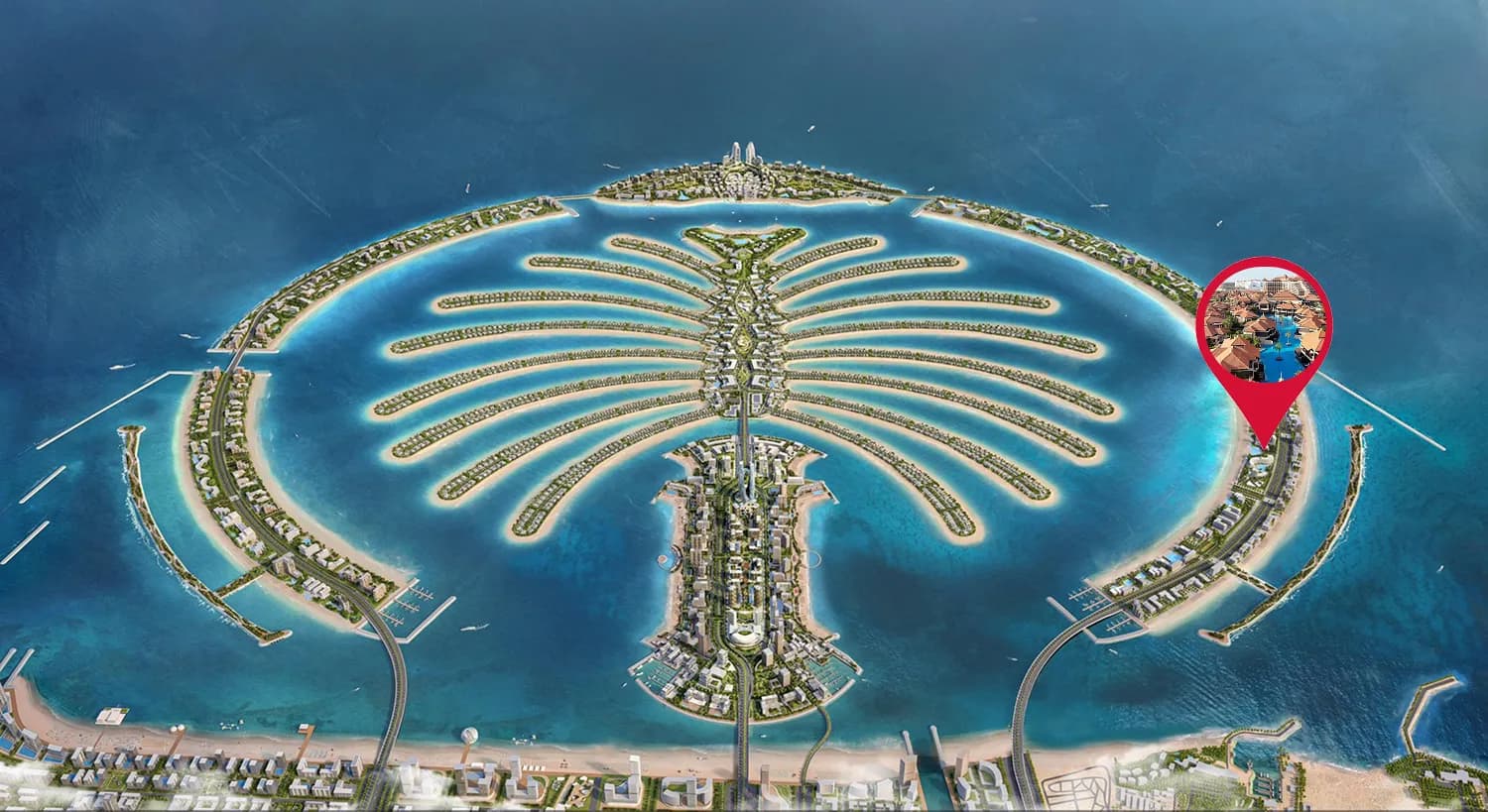 Anantara Residences masterplan, Palm Jumeirah, Dubai