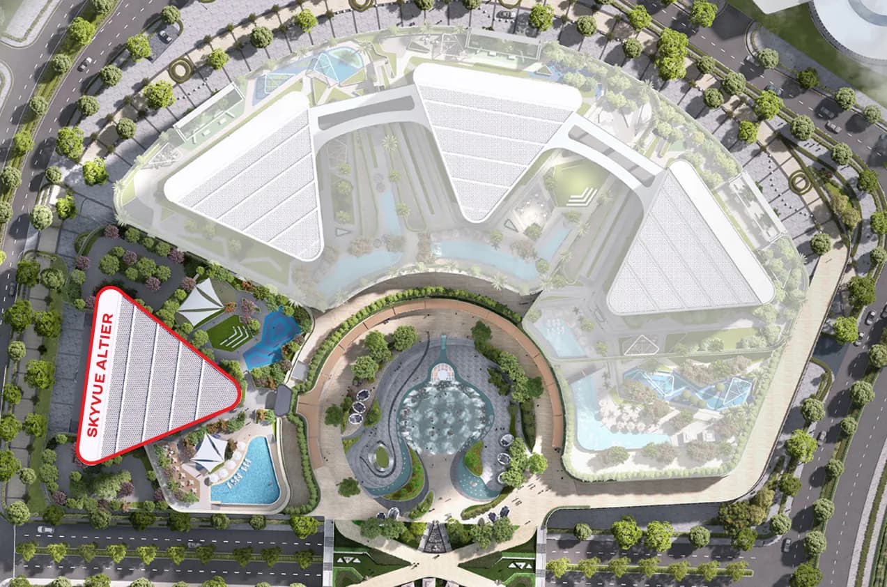 Skyvue Altier masterplan, Meydan, Dubai