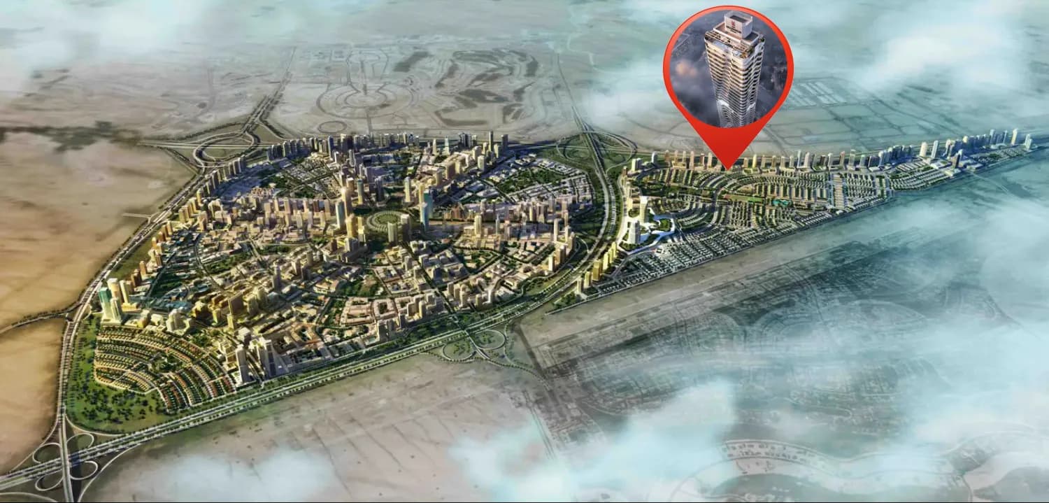 Azha Millennium Residences masterplan, Al Barsha South 5, Dubai