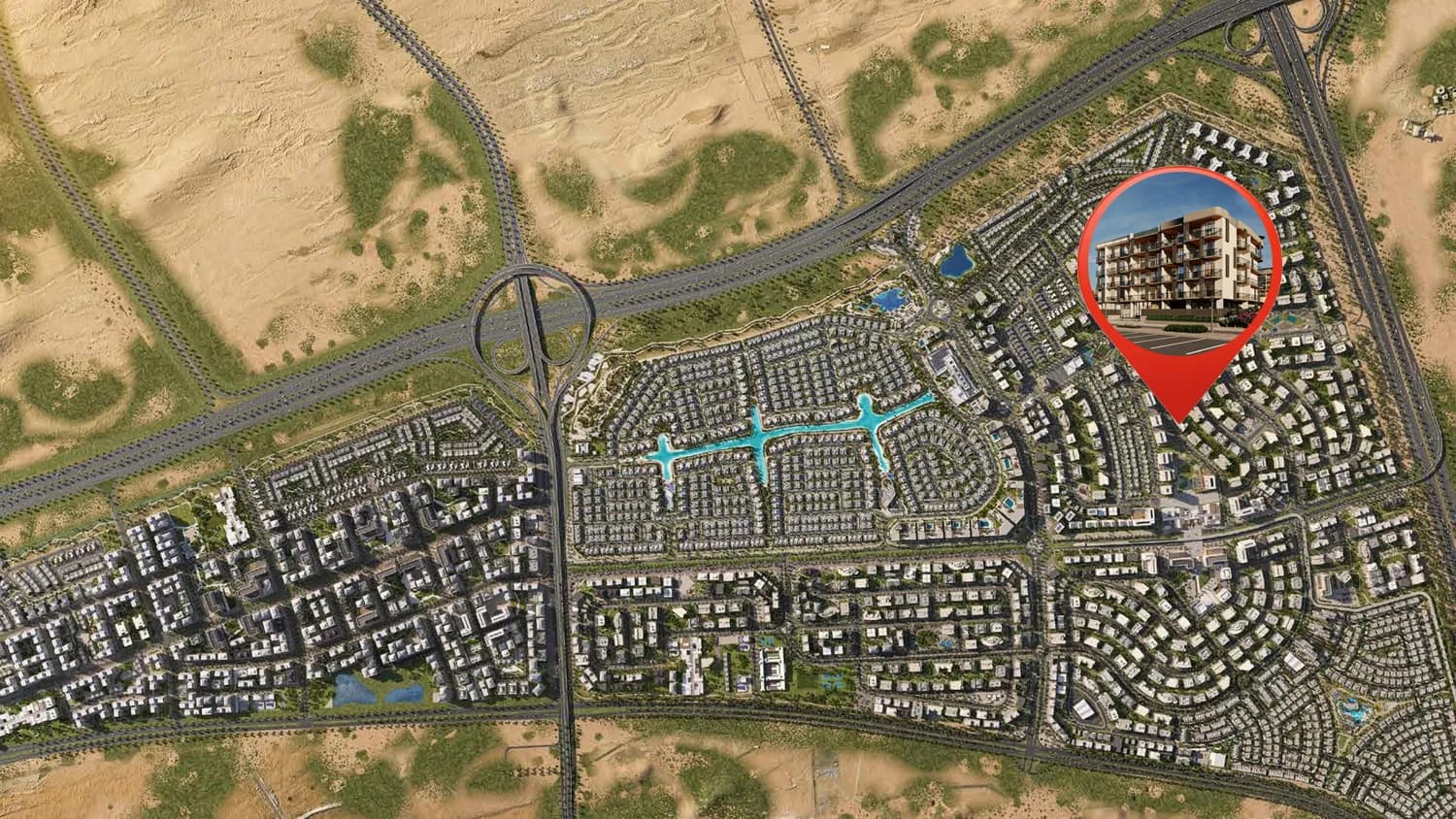 Golden Woods Albab Views masterplan, Madinat Al Mataar, Dubai