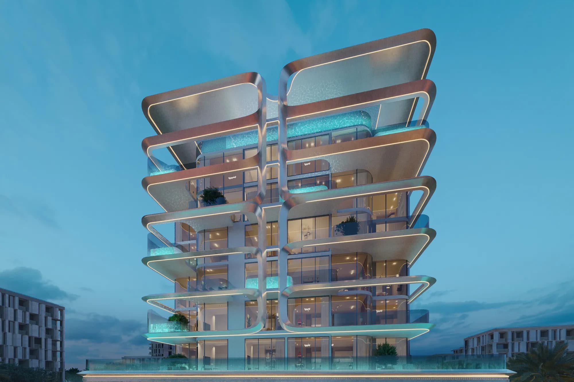 Vue Dorée, Palm Deira, Dubai, photo 2