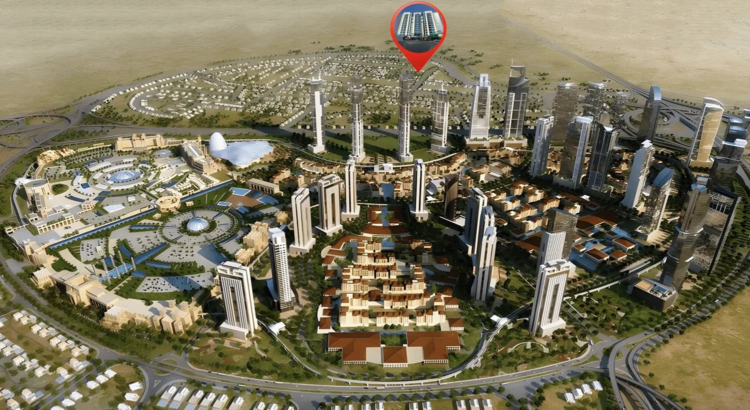 Paradise View II masterplan, Living Legends, Dubai, Dubai