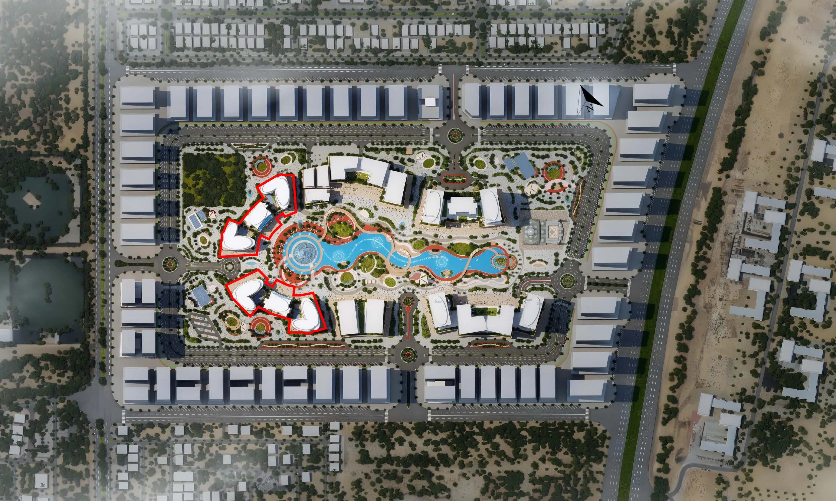 Orchid Towers Phase 1 masterplan, Ragayeb, Ajman
