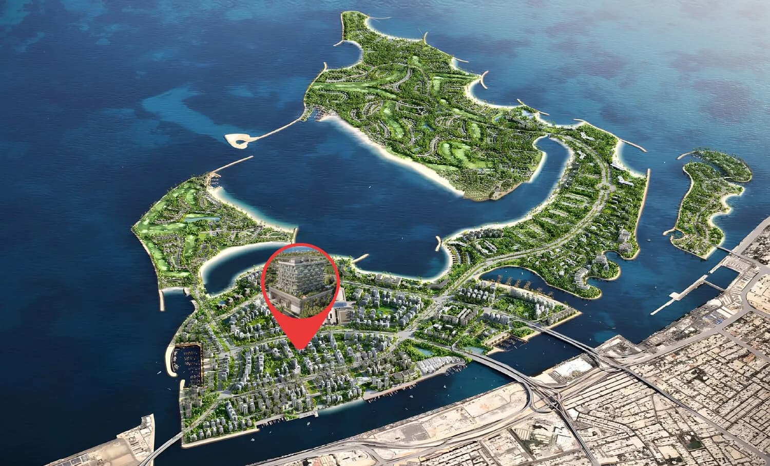 The Tides masterplan, Palm Deira, Dubai