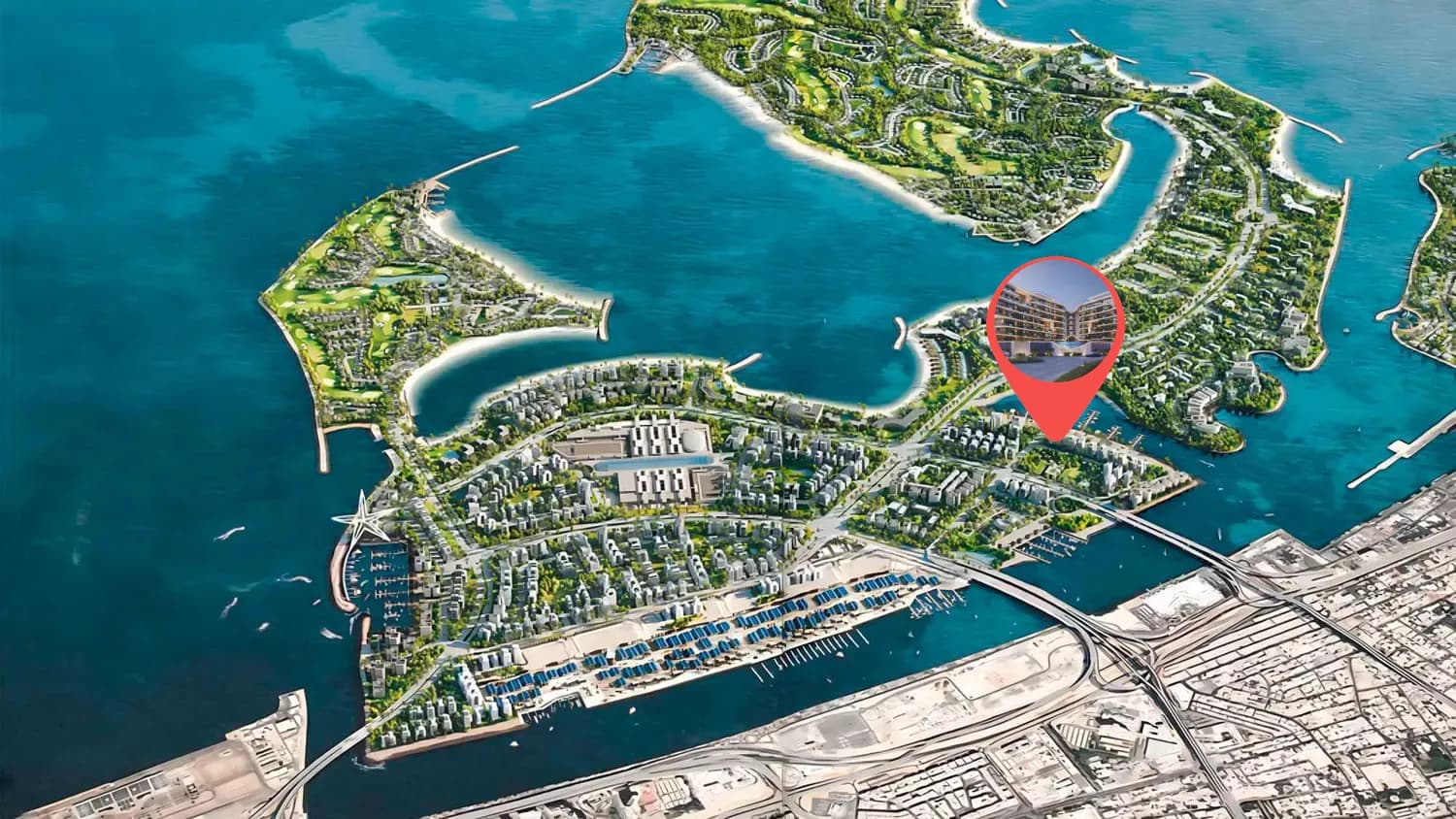 Villa Del Garda masterplan, Palm Deira, Dubai