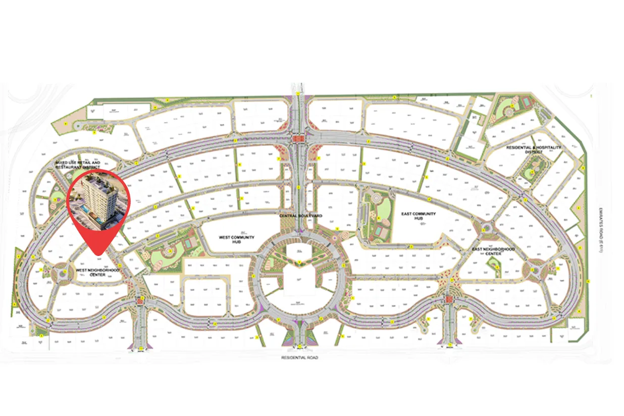 Celesto 3 masterplan, Dubai Residence Complex, Dubai